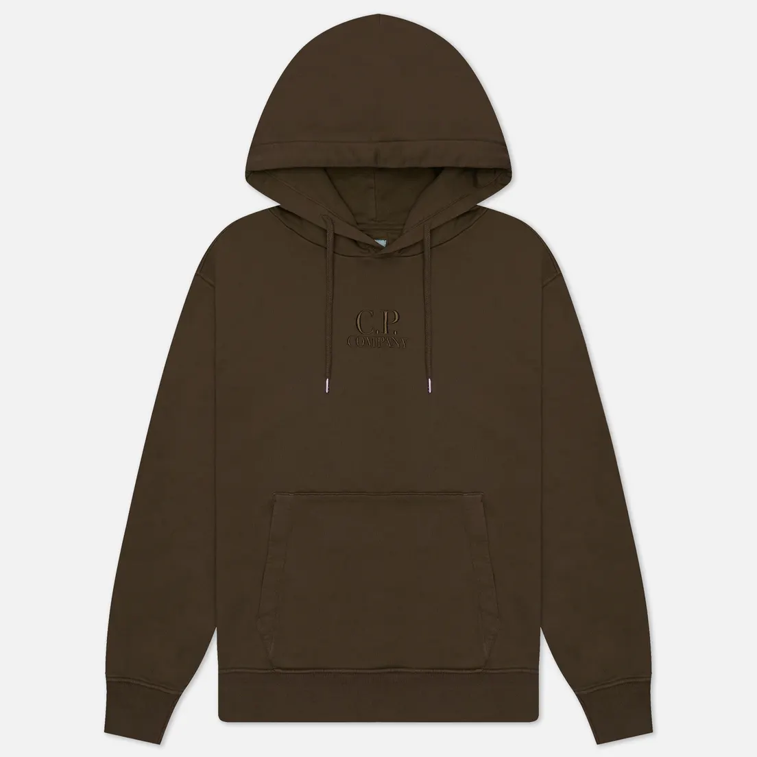 C.P. Company Мужская толстовка Brushed And Emerized Diagonal Fleece Logo Hoodie