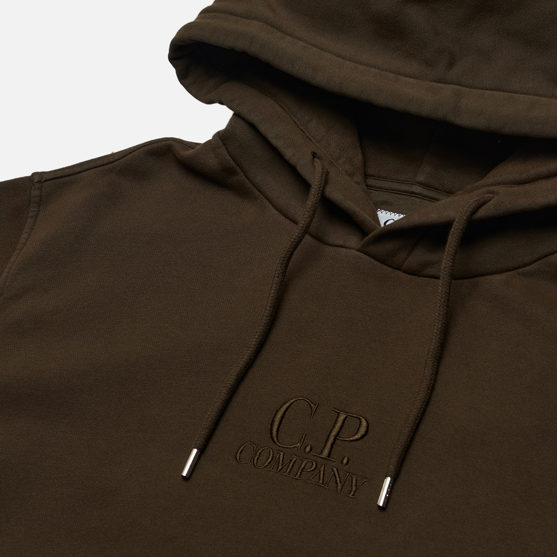 C.P. Company Мужская толстовка Brushed And Emerized Diagonal Fleece Logo Hoodie