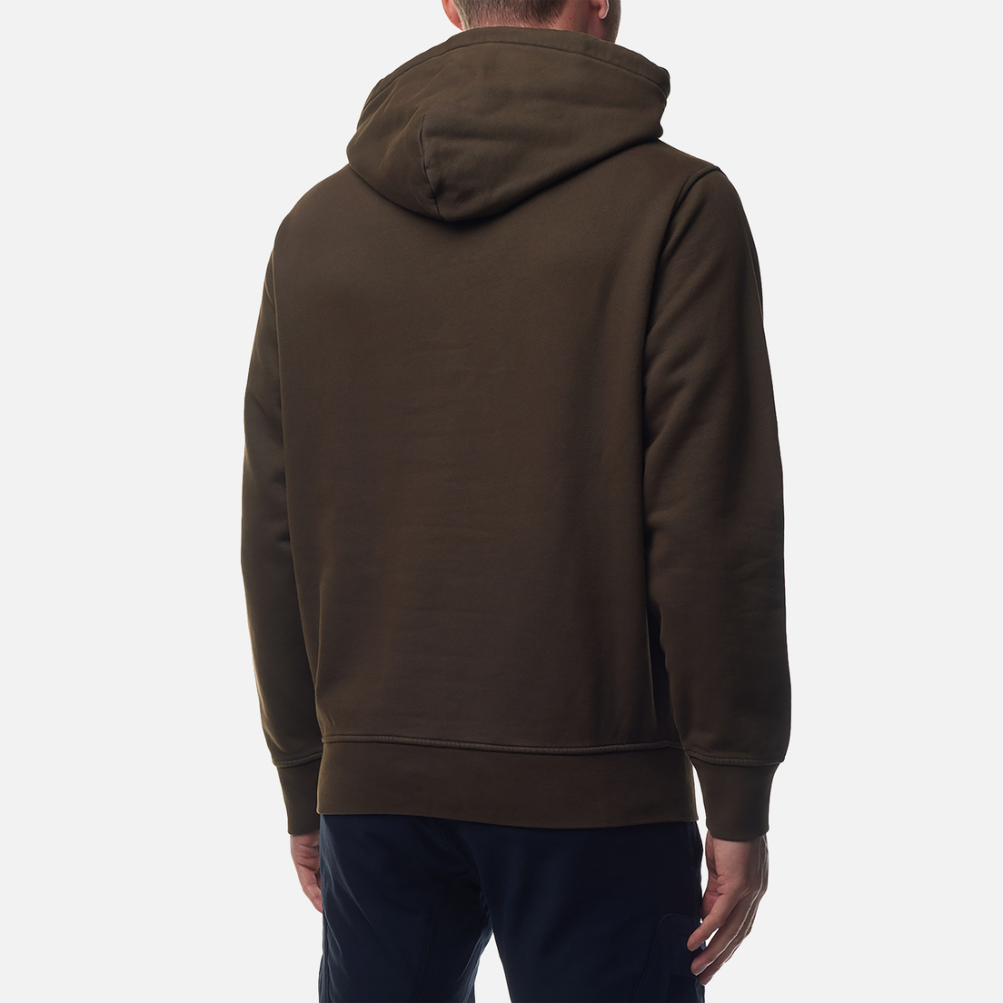 C.P. Company Мужская толстовка Brushed And Emerized Diagonal Fleece Logo Hoodie