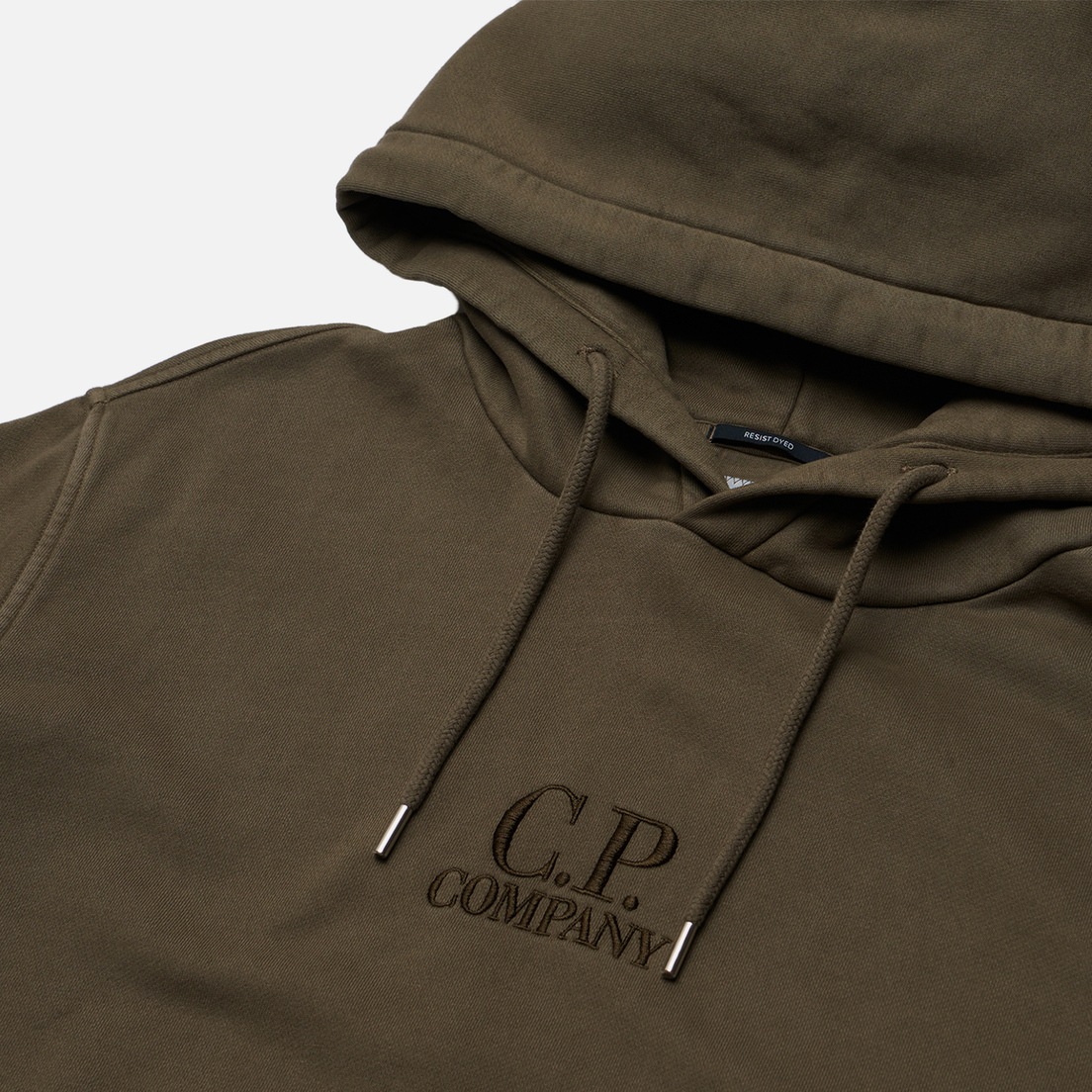 C.P. Company Мужская толстовка Brushed And Emerized Diagonal Fleece Logo Hoodie