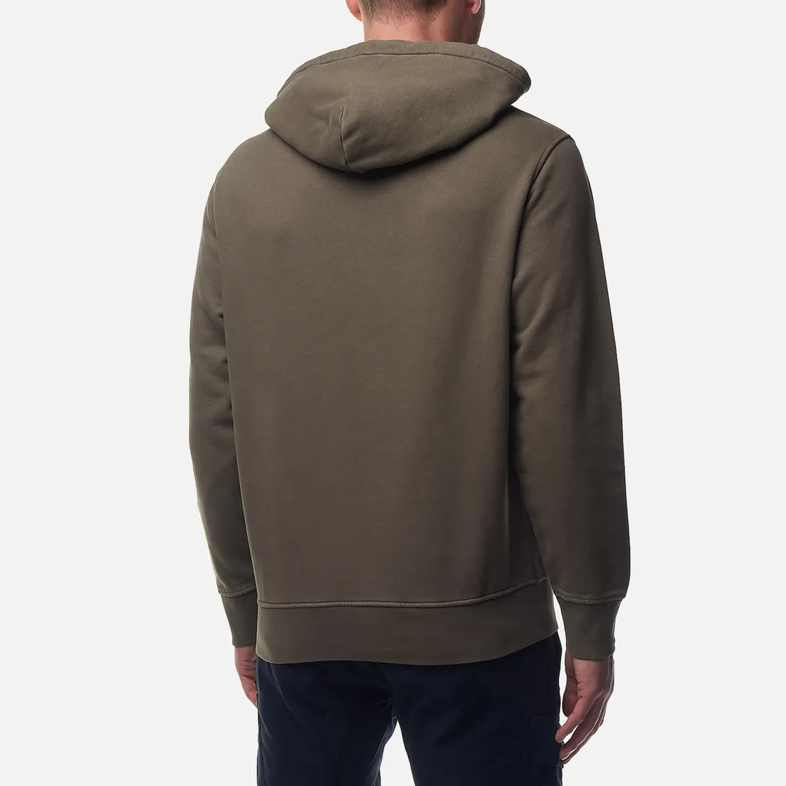 C.P. Company Мужская толстовка Brushed And Emerized Diagonal Fleece Logo Hoodie