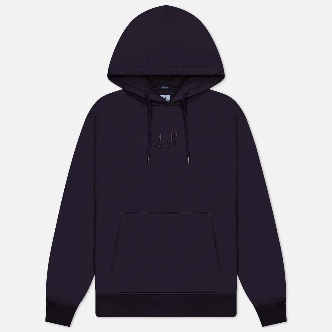 C.P. Company Мужская толстовка Brushed And Emerized Diagonal Fleece Logo Hoodie