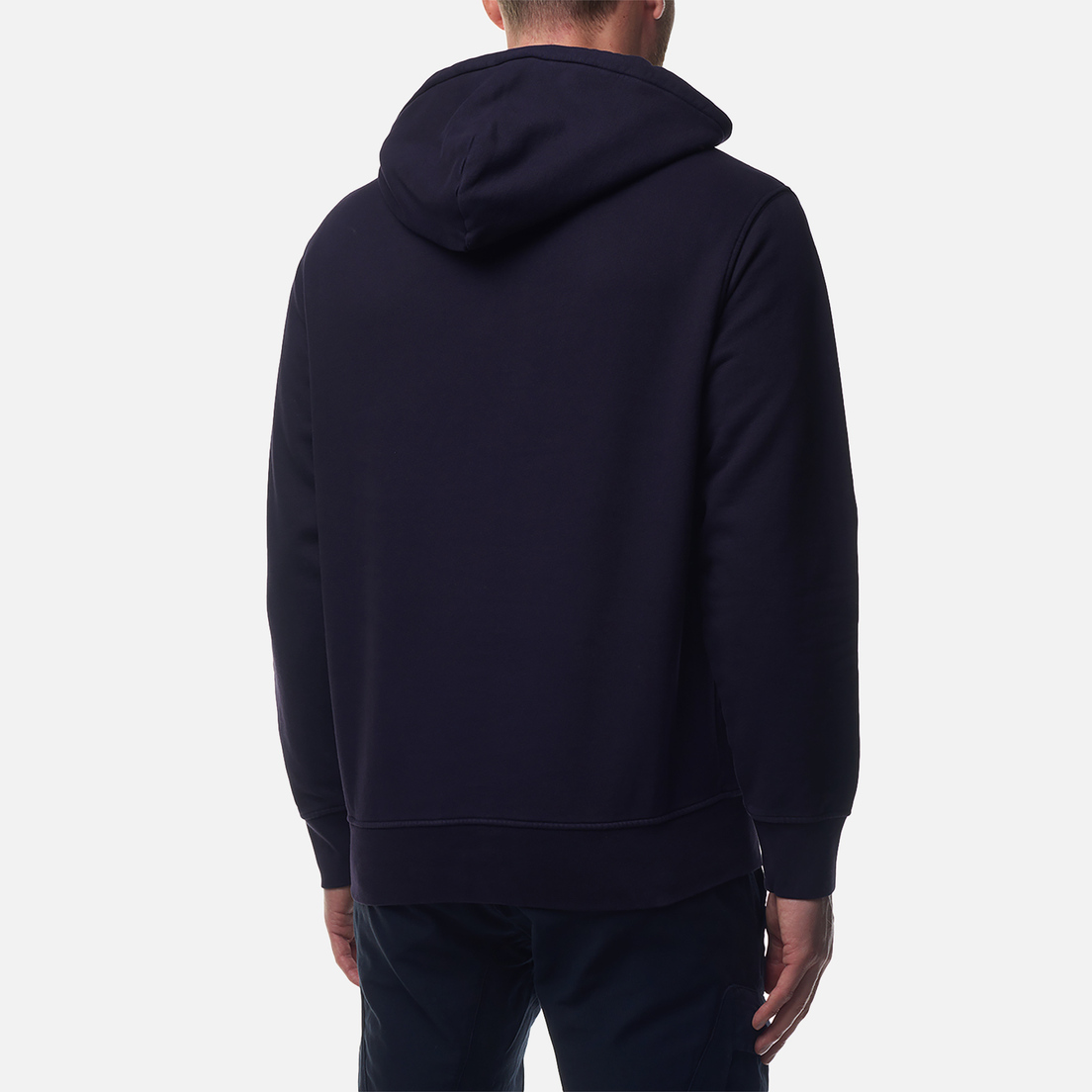 C.P. Company Мужская толстовка Brushed And Emerized Diagonal Fleece Logo Hoodie