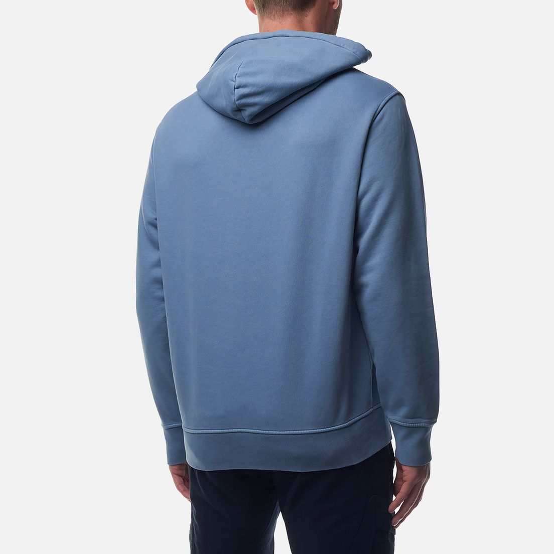 C.P. Company Мужская толстовка Brushed And Emerized Diagonal Fleece Logo Hoodie