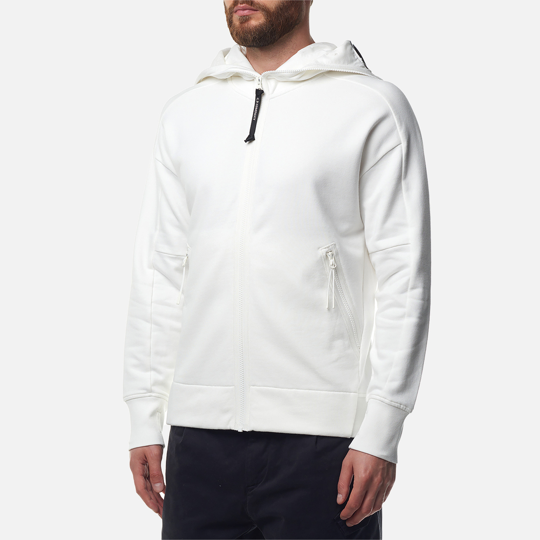 Diagonal fleece goggle sweatshirt online