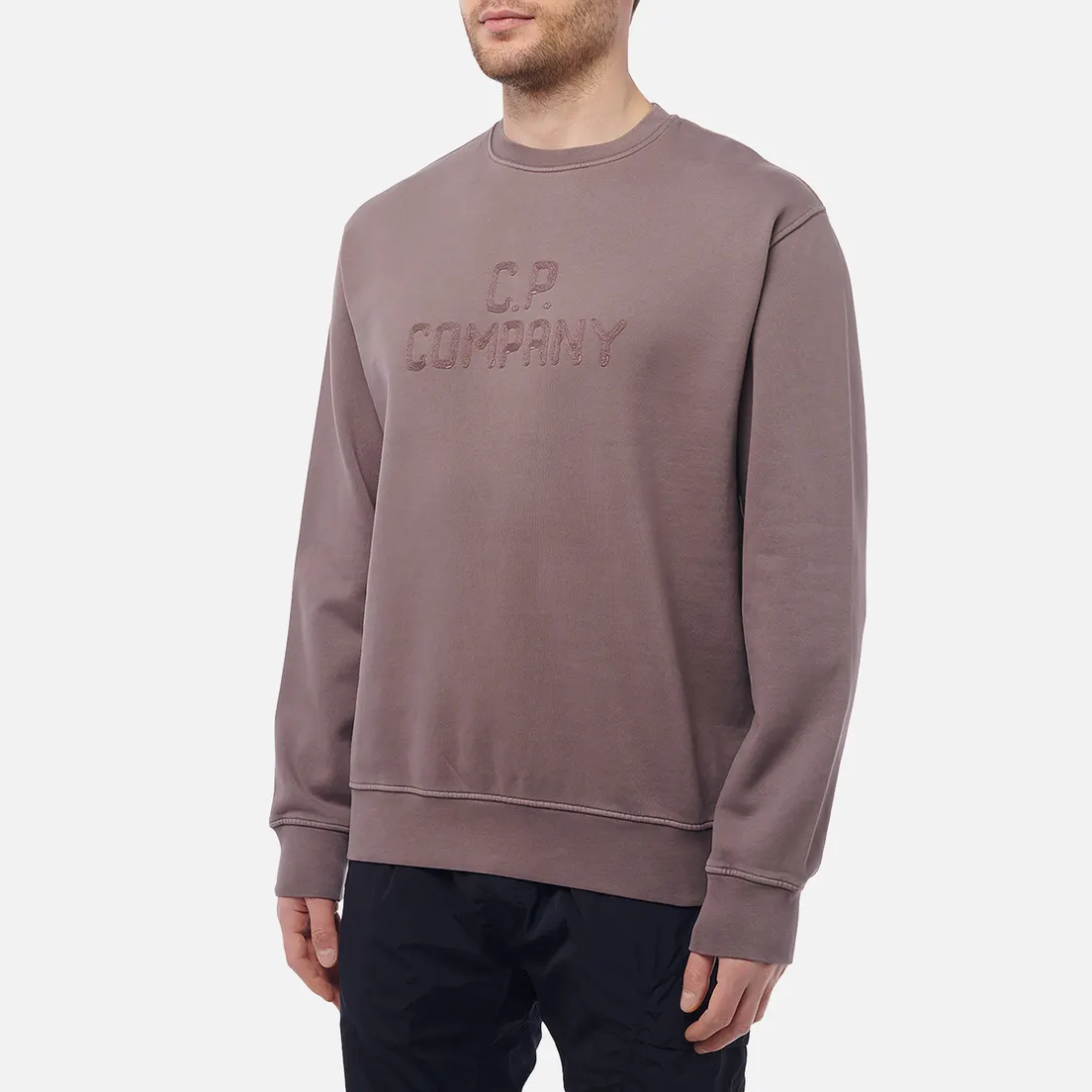 C.P. Company Мужская толстовка Bold Logo Crew Neck