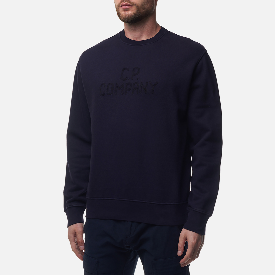 C.P. Company Мужская толстовка Bold Logo Crew Neck