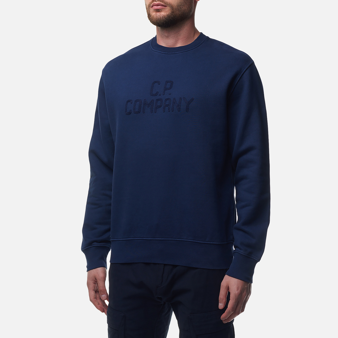 C.P. Company Мужская толстовка Bold Logo Crew Neck