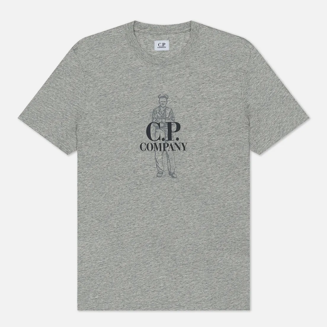 C.P. Company Мужская футболка 30/1 Jersey Printed British Sailor