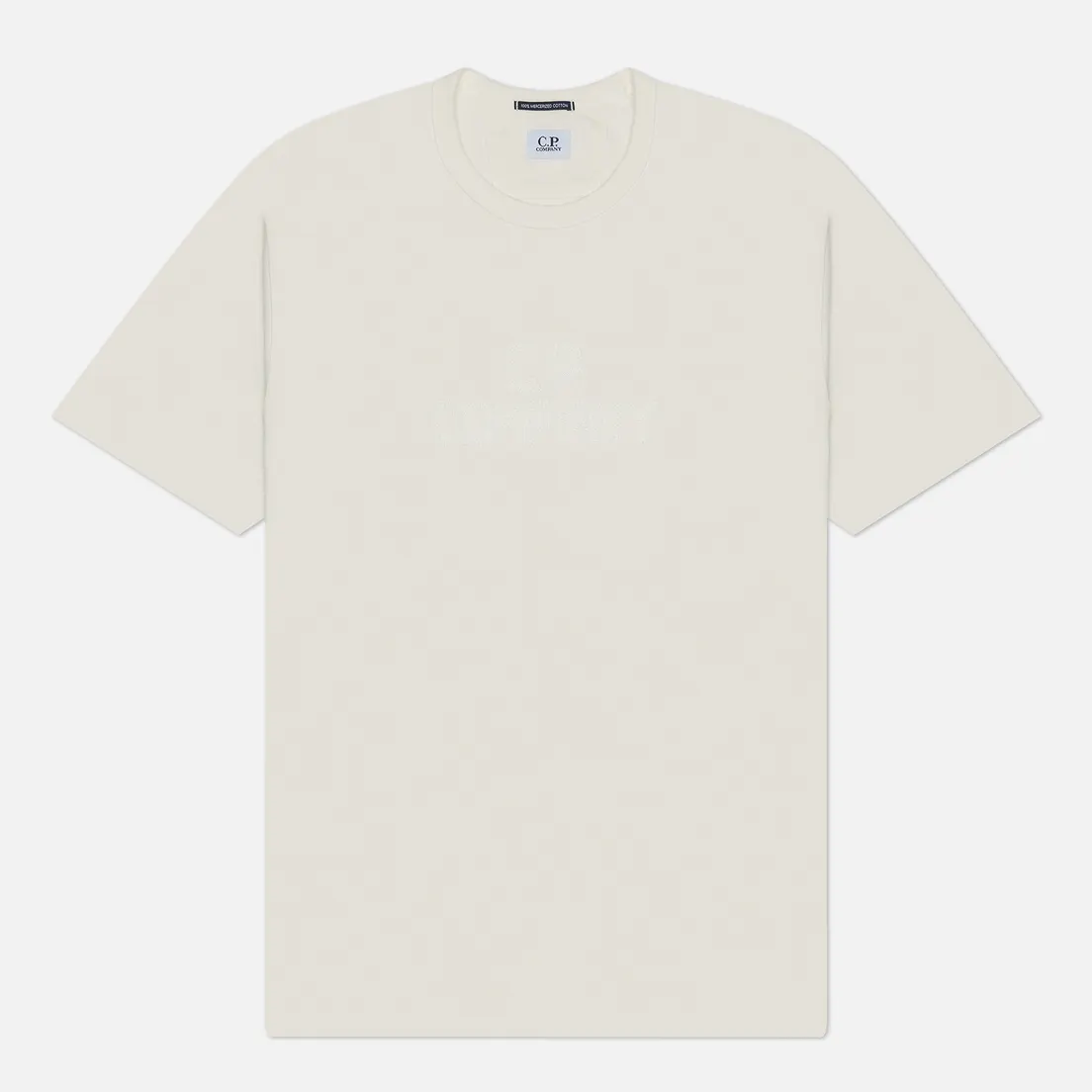 C.P. Company Мужская футболка Mercerized 30/2 Jersey Twisted Bold Logo