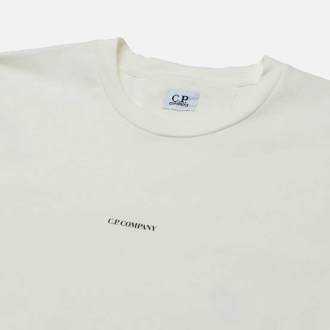 C.P. Company Мужской лонгслив Brushed Jersey Logo Regular Fit