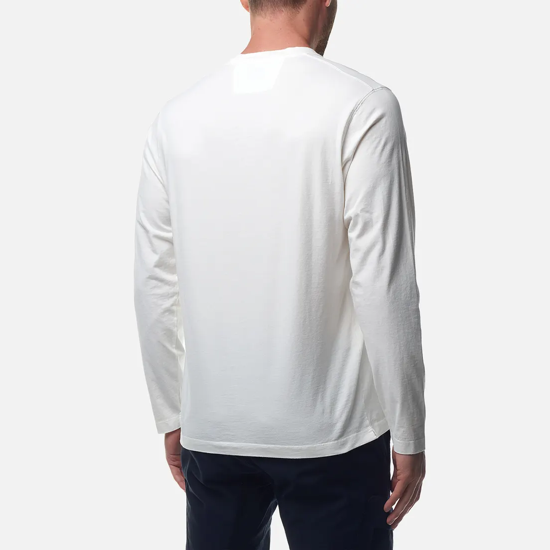 C.P. Company Мужской лонгслив Brushed Jersey Logo Regular Fit