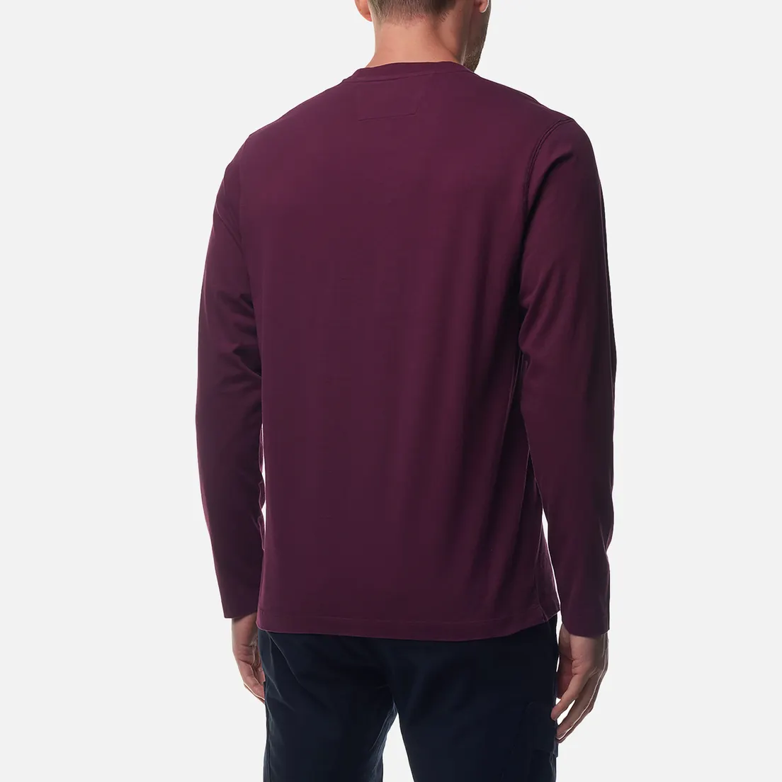 C.P. Company Мужской лонгслив Brushed Jersey Logo Regular Fit
