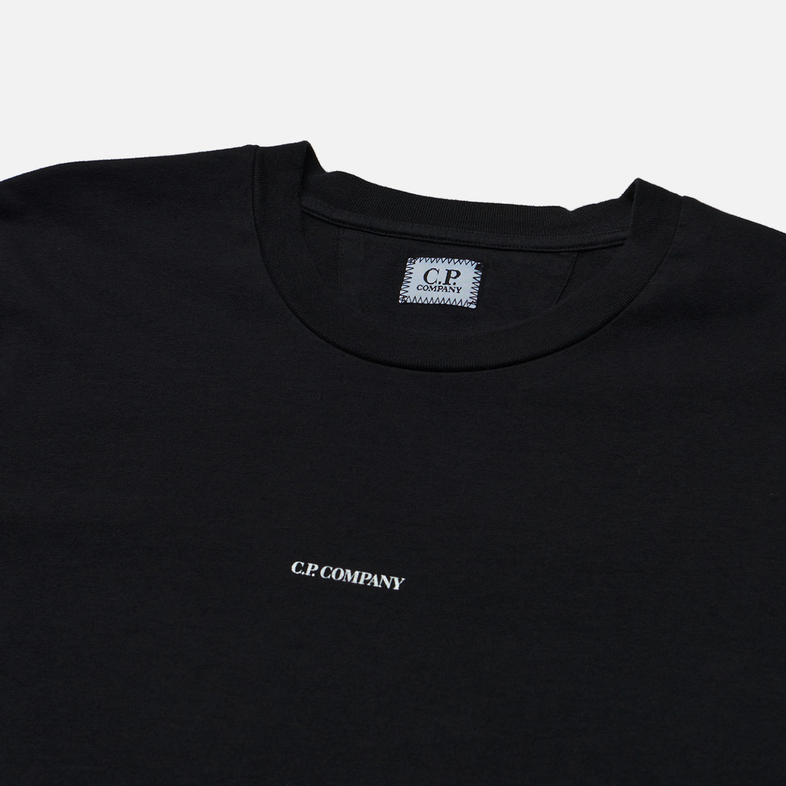 C.P. Company Мужской лонгслив Brushed Jersey Logo Regular Fit