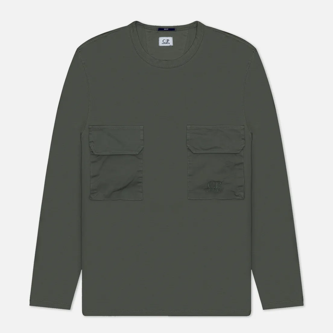 C.P. Company Мужской лонгслив Brushed Mixed Boxy
