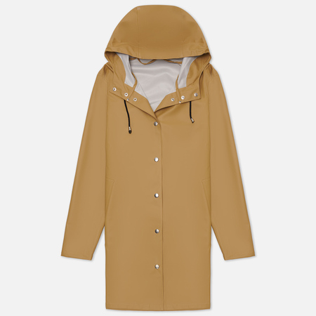 Женская куртка дождевик Stutterheim Mosebacke Lightweight, цвет бежевый, размер S