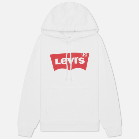 Женская толстовка Levi's Graphic Standard New Logo Hoodie, цвет белый, размер L