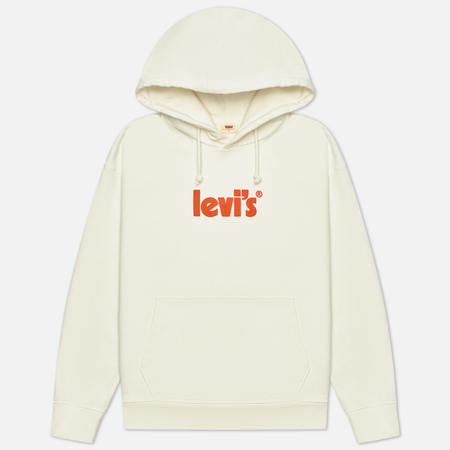 Женская толстовка Levi's Graphic Standard New Logo Hoodie, цвет бежевый, размер XS