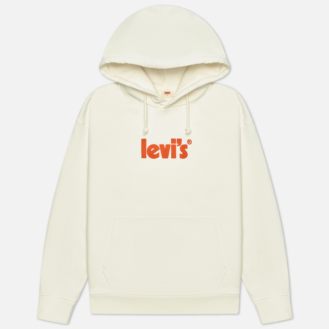 Женская толстовка Levi's, цвет бежевый, размер S 18487-0110 Graphic Standard New Logo Hoodie - фото 1