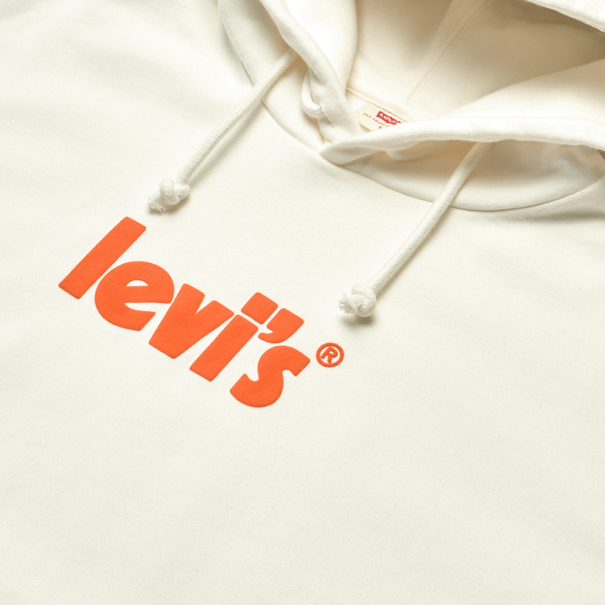 Женская толстовка Levi's, цвет бежевый, размер S 18487-0110 Graphic Standard New Logo Hoodie - фото 2