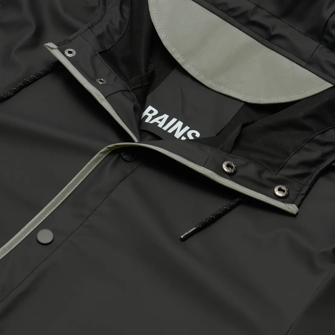 RAINS Мужская куртка дождевик Reflective Long Hooded