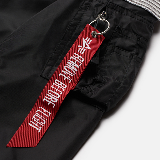 Женская куртка бомбер Alpha Industries MA-1 TT NASA Reversible Black