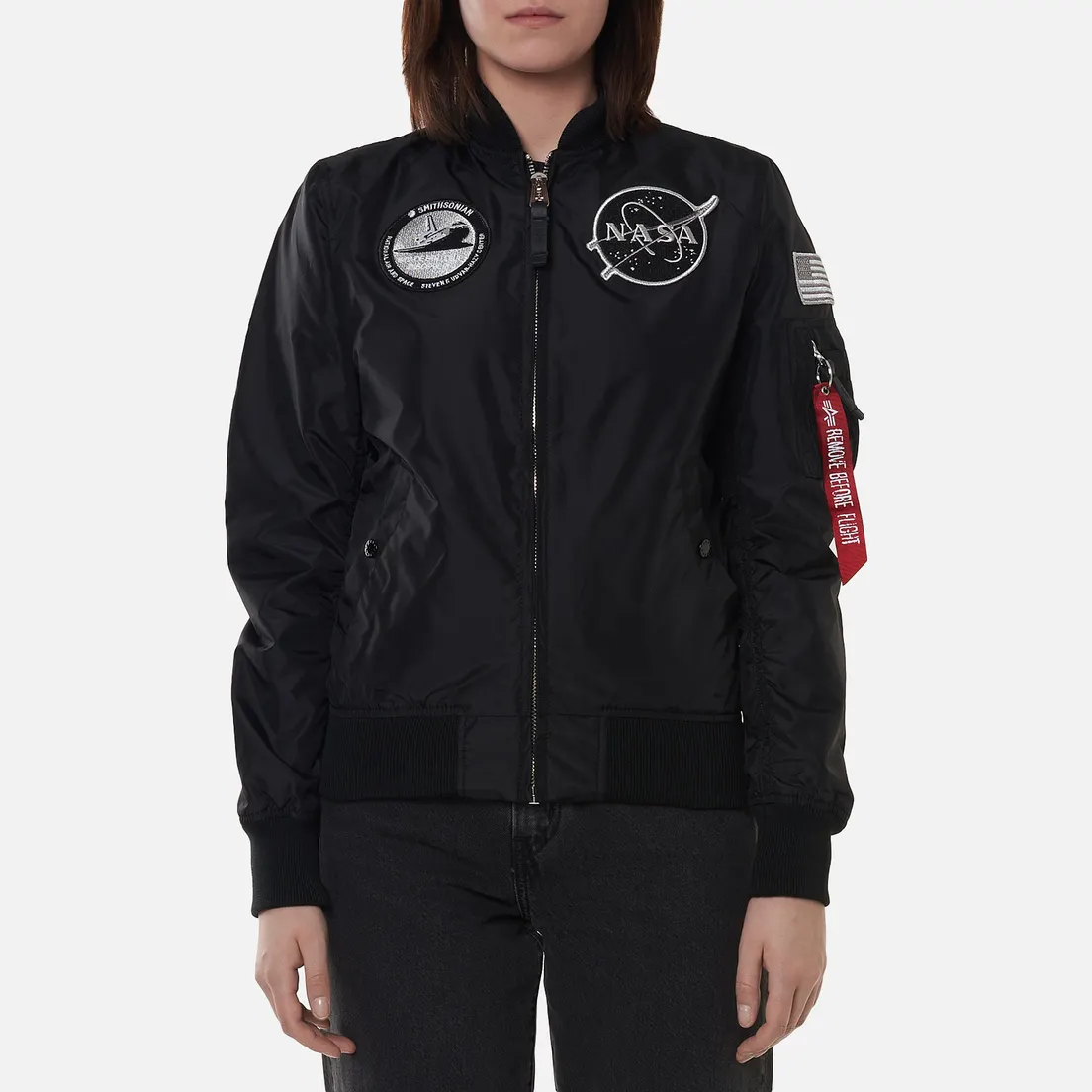 Alpha Industries Женская куртка бомбер MA-1 TT NASA Reversible