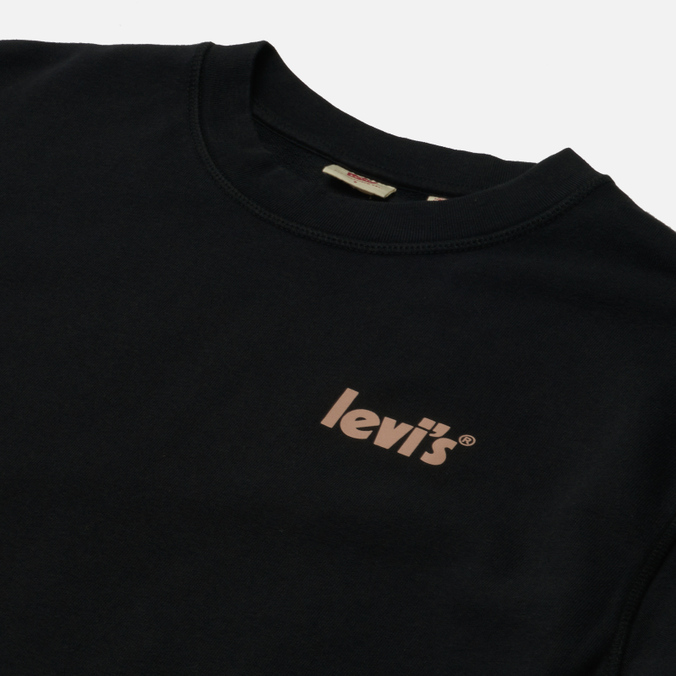 Женская толстовка Levi's, цвет чёрный, размер S 18686-0058 Graphic Standard Crew Reflective - фото 2
