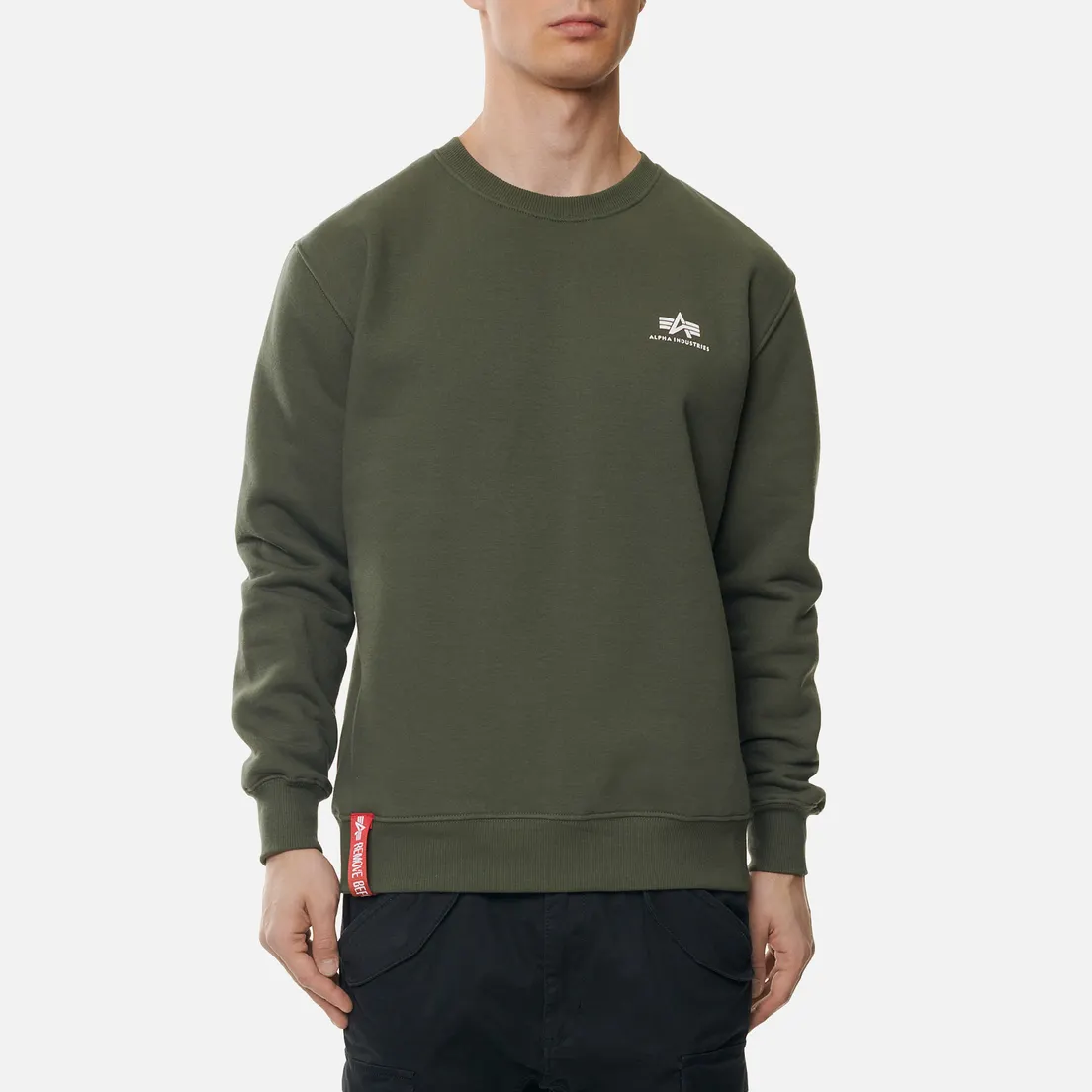 Alpha Industries Мужская толстовка Basic Small Logo