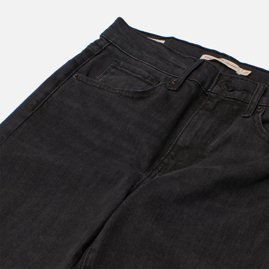 Женские джинсы Levi's 724 High Rise Straight Black Cloud