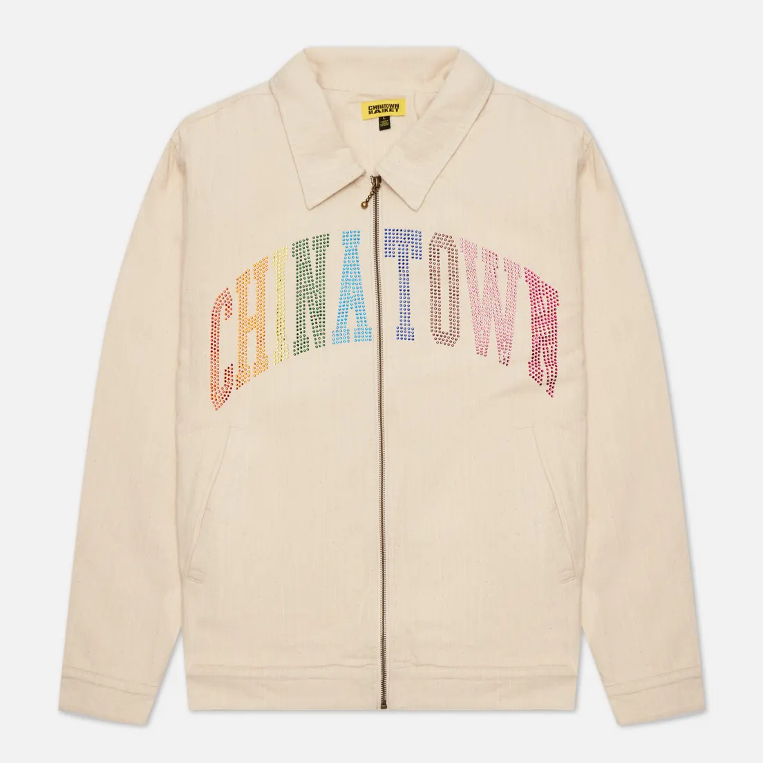 Chinatown Market Мужская куртка Rainbow Rninestone Arc Garage