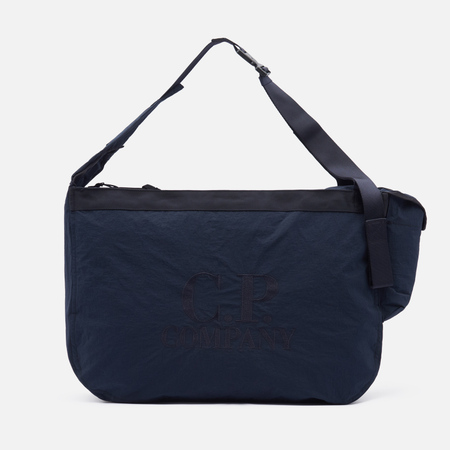  Сумка C.P. Company Plain Paper Touch Zipped Garment Dyed, цвет синий