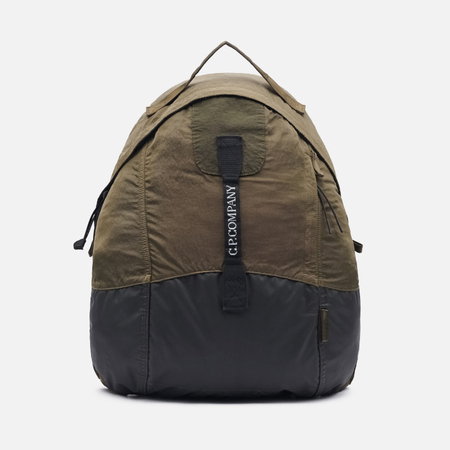  Рюкзак C.P. Company Nylon B Rounded Garment Dyed, цвет оливковый