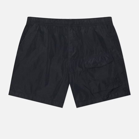 Плавательные шорты Мужские шорты C.P. Company Flatt Nylon Swim Logo, цвет чёрный, размер 48