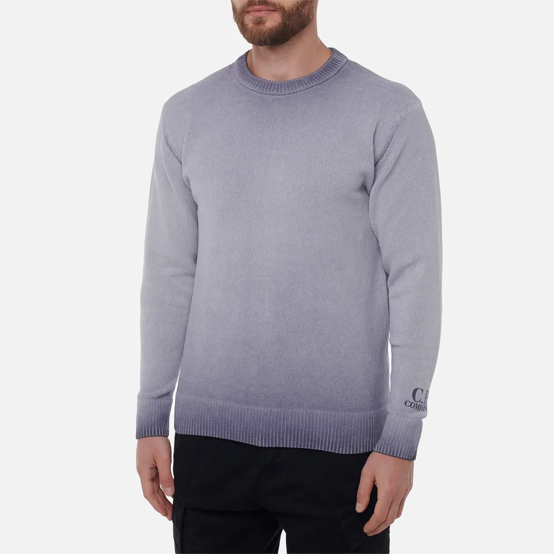 C.P. Company Мужской свитер Chenille Cotton Knit