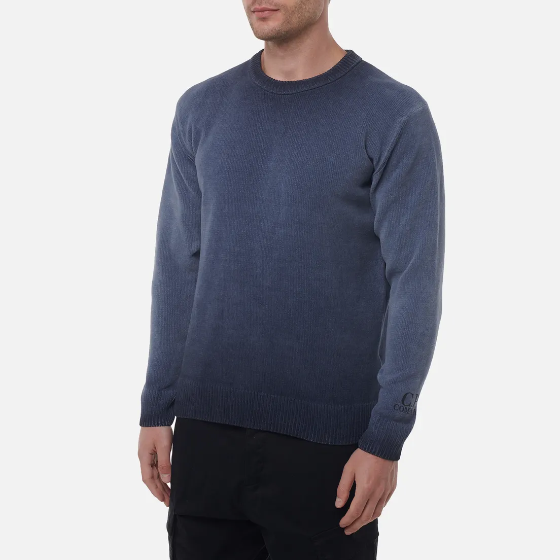 C.P. Company Мужской свитер Chenille Cotton Knit