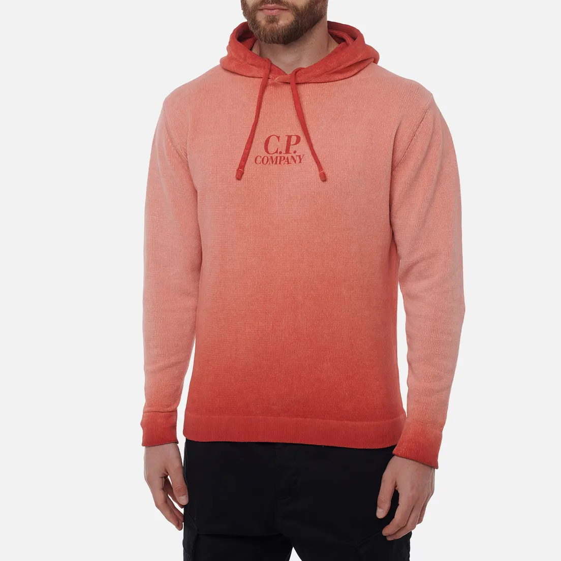 C.P. Company Мужской свитер Chenille Cotton Hoodie Knit