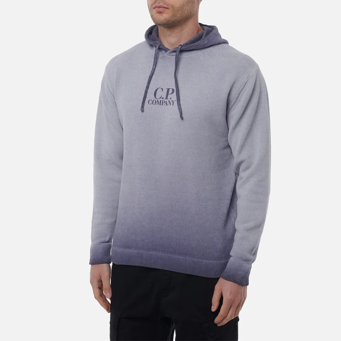 C.P. Company Мужской свитер Chenille Cotton Hoodie Knit