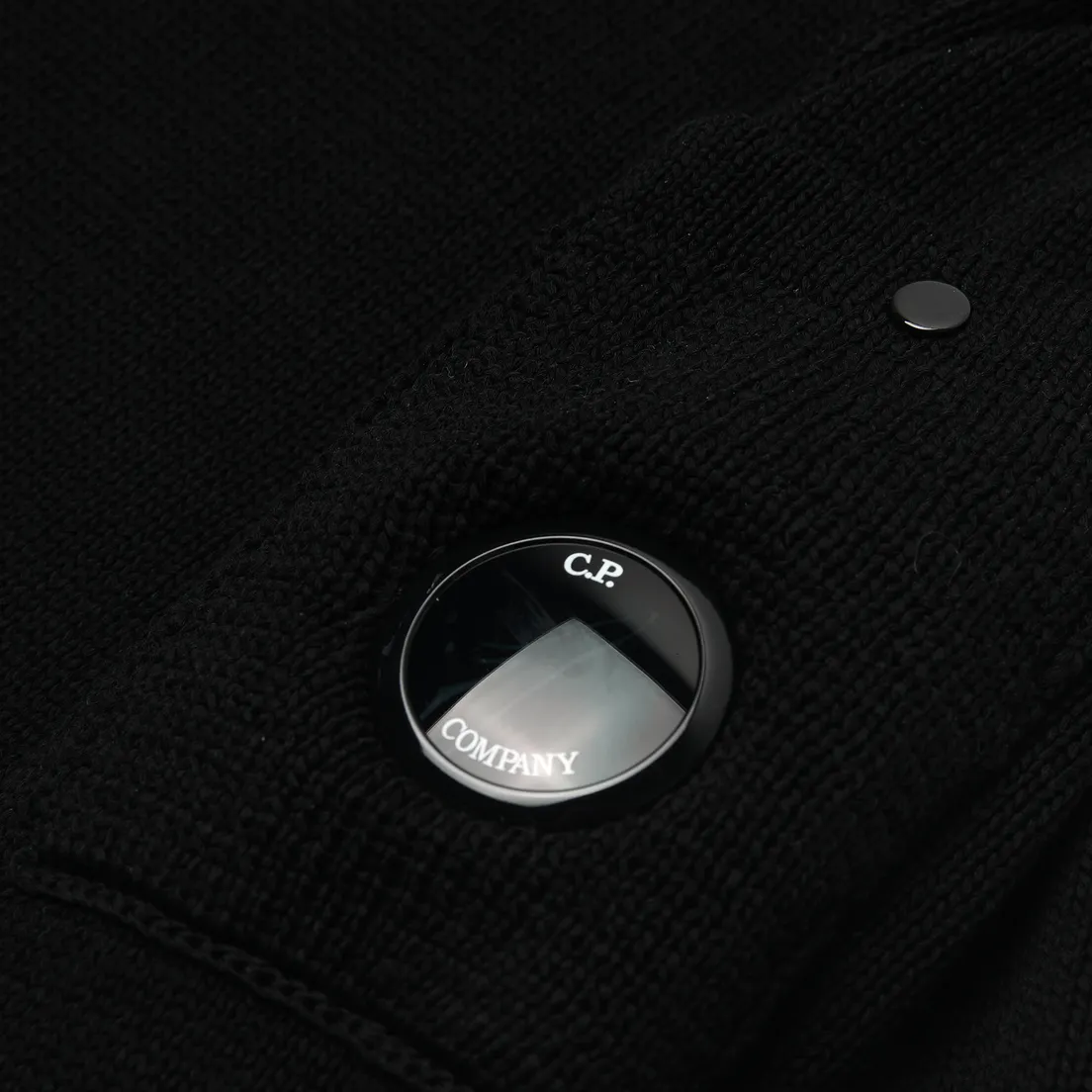 C.P. Company Мужской свитер Compact Cotton Full Button Lens Knit