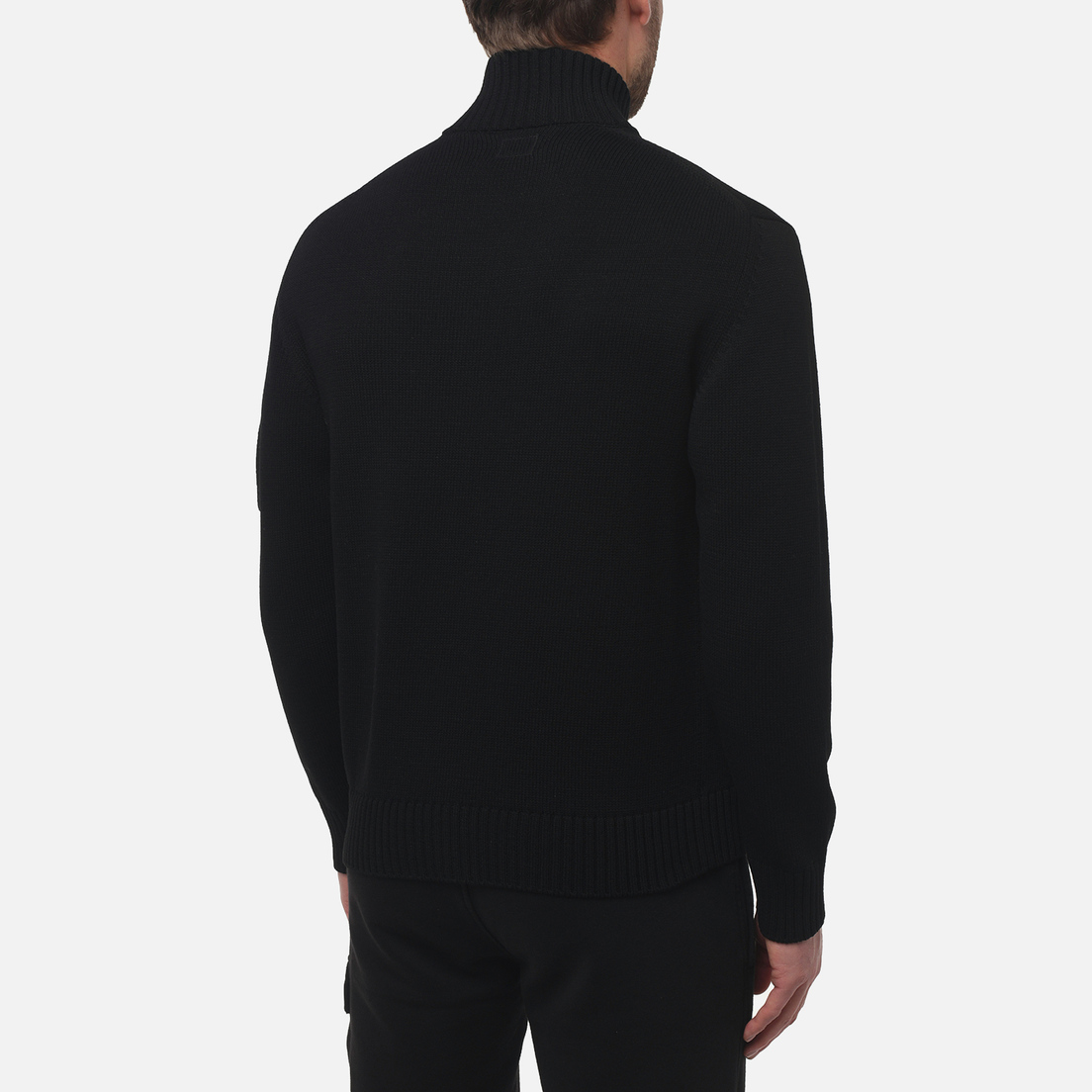 C.P. Company Мужской свитер Compact Cotton Full Button Lens Knit