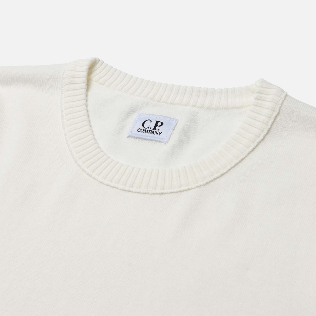 C.P. Company Мужской свитер Cotton Crepe Crew Neck Lens Knit