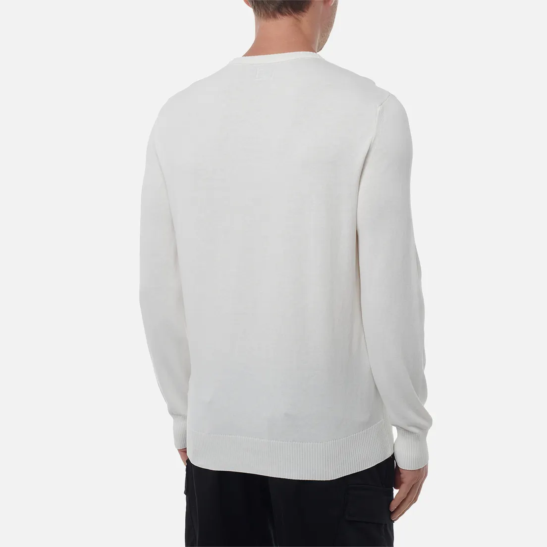 C.P. Company Мужской свитер Cotton Crepe Crew Neck Lens Knit
