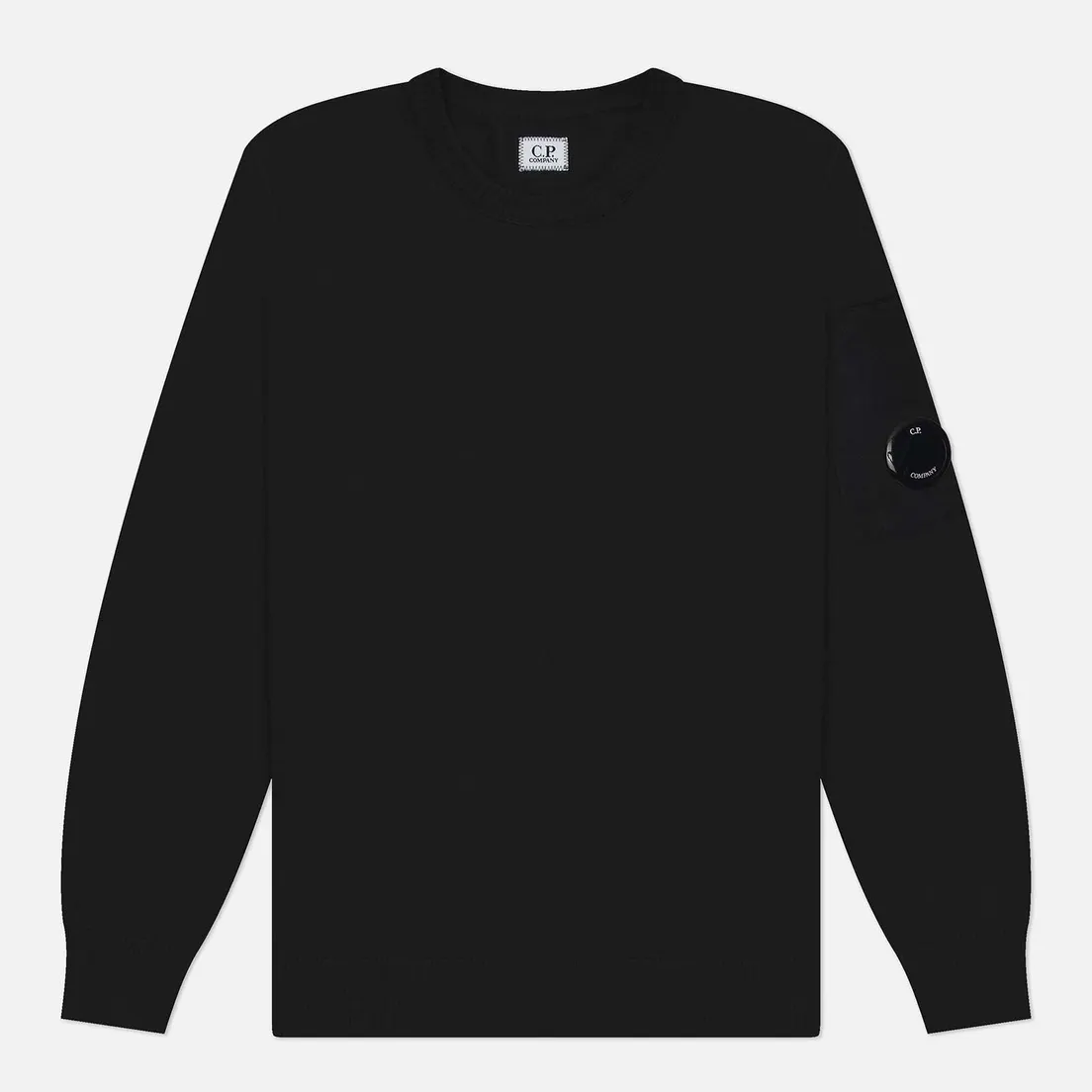 C.P. Company Мужской свитер Cotton Crepe Crew Neck Lens Knit