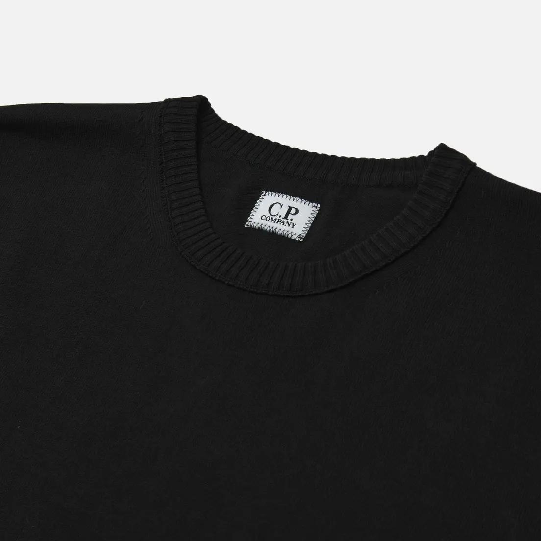 C.P. Company Мужской свитер Cotton Crepe Crew Neck Lens Knit