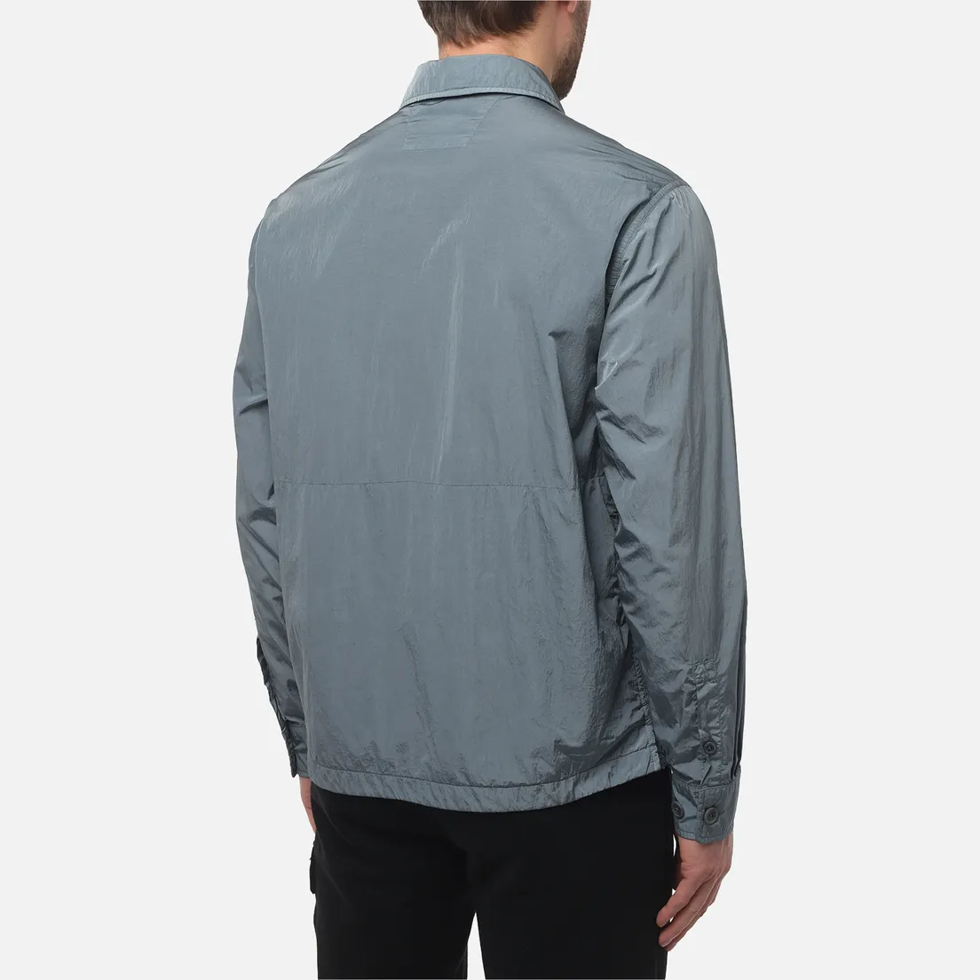 C.P. Company Мужская куртка ветровка Chrome-R Full Button Overshirt