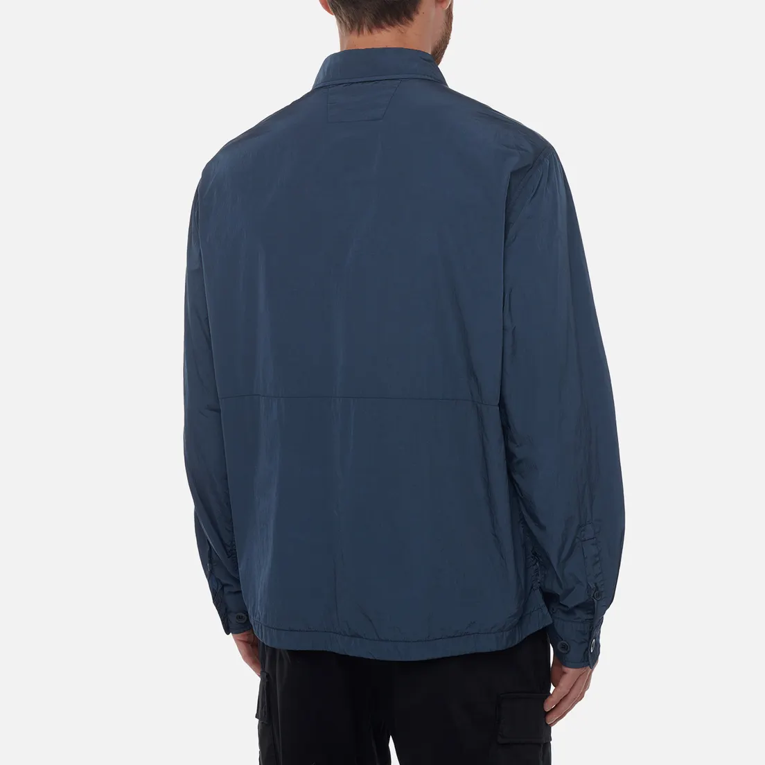 C.P. Company Мужская куртка ветровка Chrome-R Full Button Overshirt
