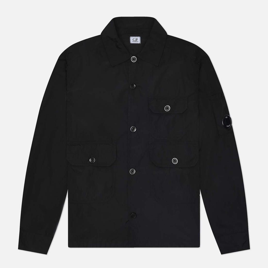 C.P. Company Мужская куртка ветровка Chrome-R Full Button Overshirt