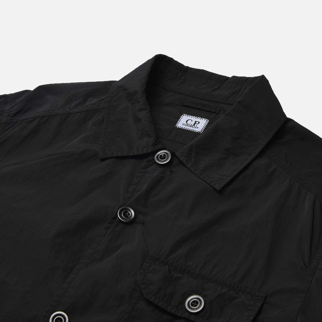 C.P. Company Мужская куртка ветровка Chrome-R Full Button Overshirt