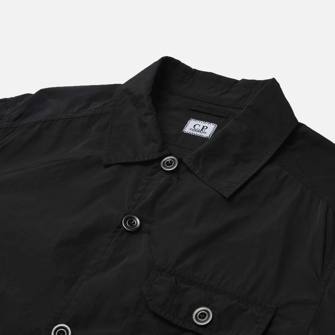 C.P. Company Мужская куртка ветровка Chrome-R Full Button Overshirt