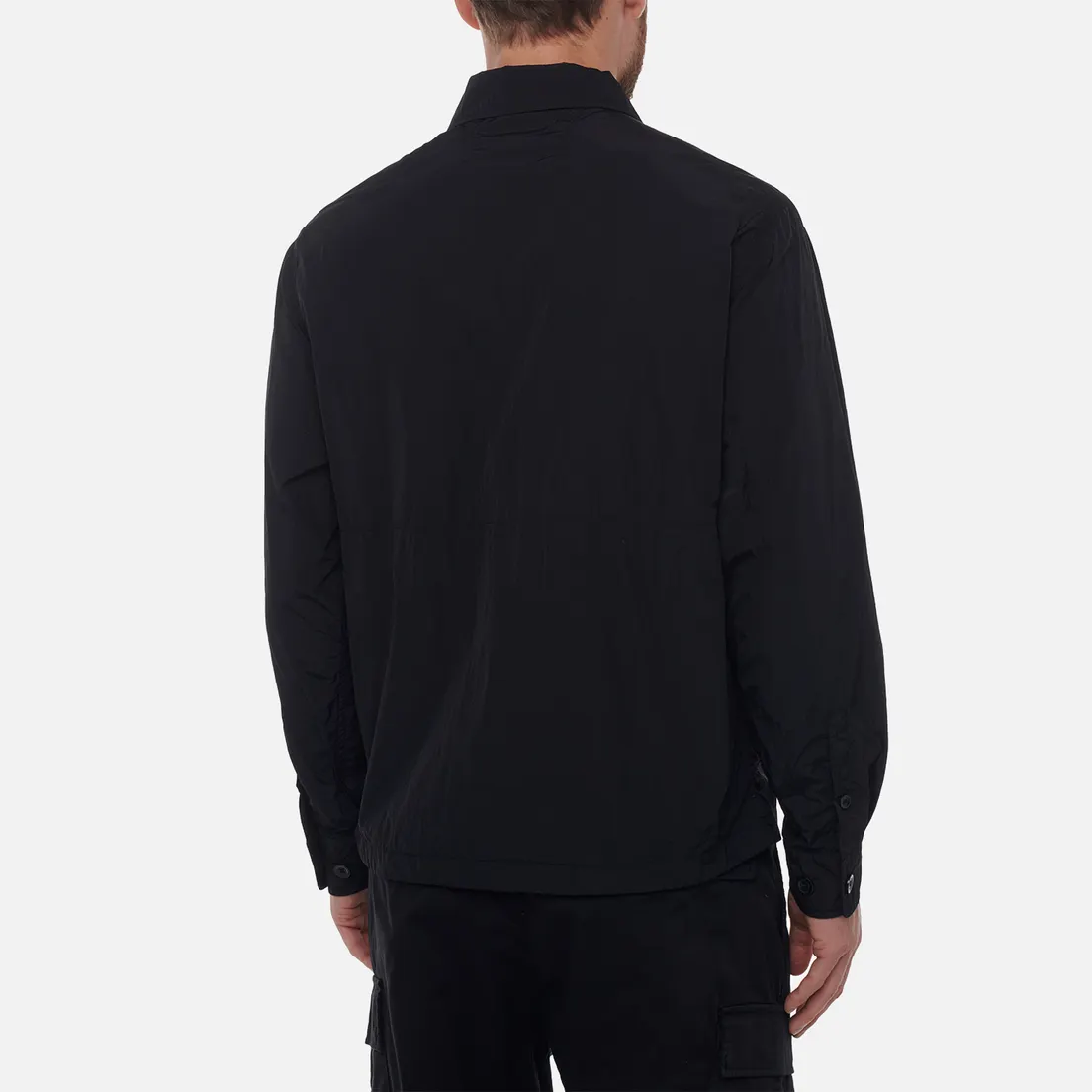 C.P. Company Мужская куртка ветровка Chrome-R Full Button Overshirt